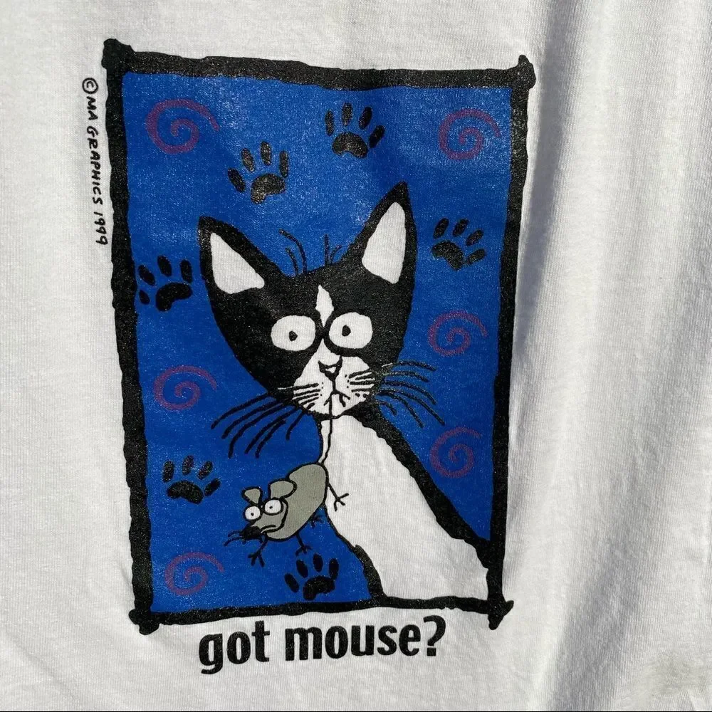 Got Mouse? Funny Graphic Tank Top S